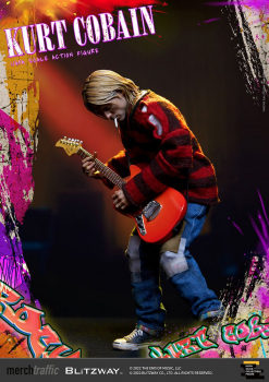 Kurt Cobain Action Figure 1/6 Ultimate Masterpiece Series, Nirvana, 31 cm