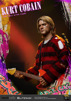 Kurt Cobain Action Figure 1/6 Ultimate Masterpiece Series, Nirvana, 31 cm