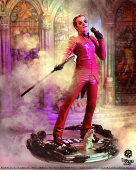 Cardinal Copia (Red Tuxedo) Statue 1:9 Rock Iconz, Ghost, 23 cm