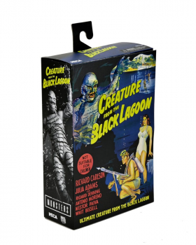 Ultimate Creature from the Black Lagoon (Black & White) Actionfigur, Universal Monsters, 18 cm