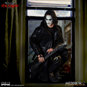 Eric Draven Actionfigur 1:12 Mezco, The Crow, 17 cm