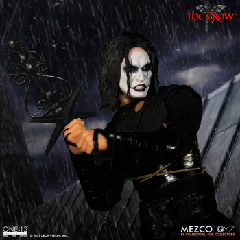 Eric Draven Action Figure 1/12 Mezco, The Crow, 17 cm