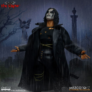 Eric Draven Action Figure 1/12 Mezco, The Crow, 17 cm