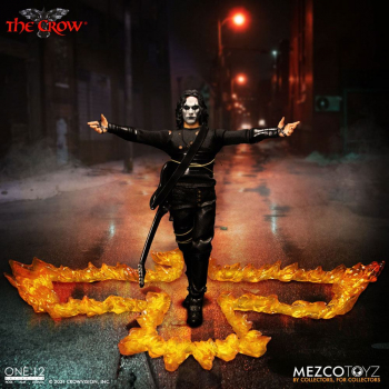 Eric Draven Action Figure 1/12 Mezco, The Crow, 17 cm