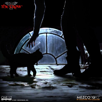 Eric Draven Action Figure 1/12 Mezco, The Crow, 17 cm