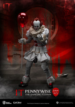 Pennywise Action Figure 1/9 Dynamic 8ction Heroes, Stephen King's It (2017), 21 cm