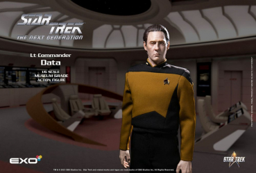 Lt. Commander Data Actionfigur 1:6, Star Trek: The Next Generation, 30 cm