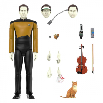 Lieutenant Commander Data Actionfigur Ultimates, Star Trek: The Next Generation, 18 cm