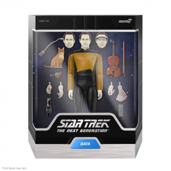 Lieutenant Commander Data Actionfigur Ultimates, Star Trek: The Next Generation, 18 cm