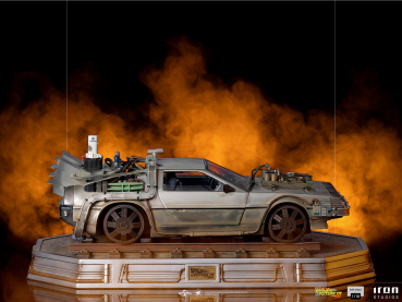 DeLorean Statue 1:10 Art Scale, Zurück in die Zukunft III, 57 cm