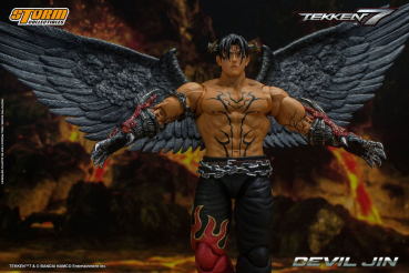 Devil Jin Actionfigur 1:12, Tekken 7, 18 cm