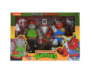 Dirtbag & Groundchuck Actionfiguren-Doppelpack, Teenage Mutant Ninja Turtles, 18 cm