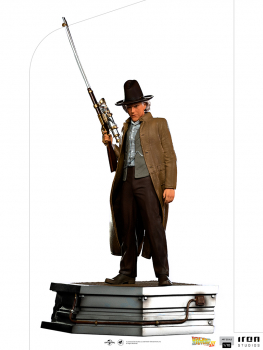 Doc Brown Statue 1:10 Art Scale, Zurück in die Zukunft III, 32 cm