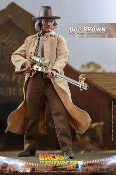 Doc Brown Actionfigur 1:6 Movie Masterpiece Series, Zurück in die Zukunft III, 32 cm