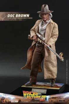 Doc Brown Actionfigur 1:6 Movie Masterpiece Series, Zurück in die Zukunft III, 32 cm