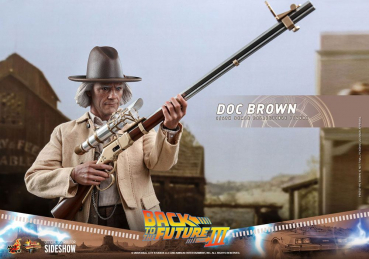 Doc Brown Actionfigur 1:6 Movie Masterpiece Series, Zurück in die Zukunft III, 32 cm