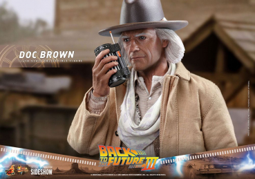 Doc Brown Actionfigur 1:6 Movie Masterpiece Series, Zurück in die Zukunft III, 32 cm