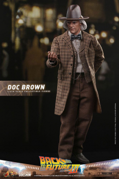 Doc Brown Actionfigur 1:6 Movie Masterpiece Series, Zurück in die Zukunft III, 32 cm