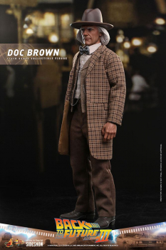 Doc Brown Actionfigur 1:6 Movie Masterpiece Series, Zurück in die Zukunft III, 32 cm