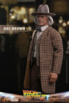 Doc Brown Actionfigur 1:6 Movie Masterpiece Series, Zurück in die Zukunft III, 32 cm