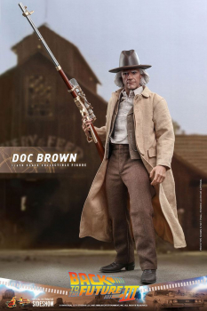 Doc Brown Actionfigur 1:6 Movie Masterpiece Series, Zurück in die Zukunft III, 32 cm