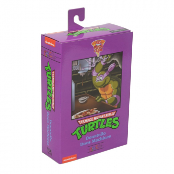 Ultimate Donatello (Cartoon) Actionfigur VHS Style, Teenage Mutant Ninja Turtles, 18 cm