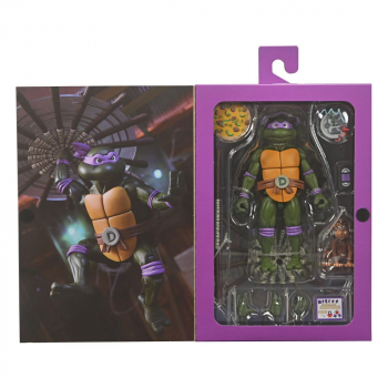 Ultimate Donatello (Cartoon) Actionfigur VHS Style, Teenage Mutant Ninja Turtles, 18 cm