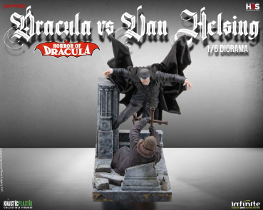 Dracula vs. Van Helsing Statue 1:6, Dracula (1958), 41 cm