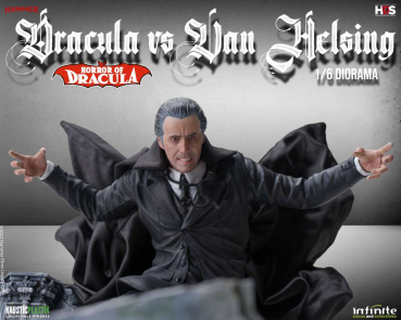 Dracula vs. Van Helsing Statue 1/6, Horror of Dracula (1958), 41 cm