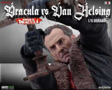 Dracula vs. Van Helsing Statue 1/6, Horror of Dracula (1958), 41 cm