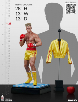 Ivan Drago (Siberian Bull) Statue 1:3, Rocky IV, 71 cm