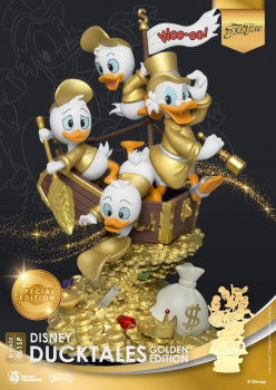 DuckTales Vinyl Diorama D-Stage Golden Edition Exclusive, 15 cm