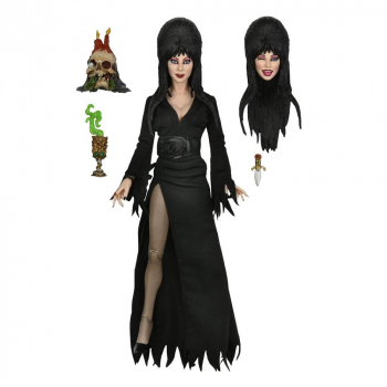 Elvira Retro-Actionfigur, Elvira - Herrscherin der Dunkelheit, 20 cm