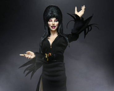 Elvira Retro-Actionfigur, Elvira - Herrscherin der Dunkelheit, 20 cm