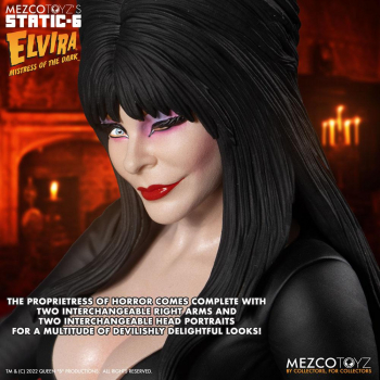 Elvira Statue 1/6 Static-6, Elvira: Mistress of the Dark, 28 cm