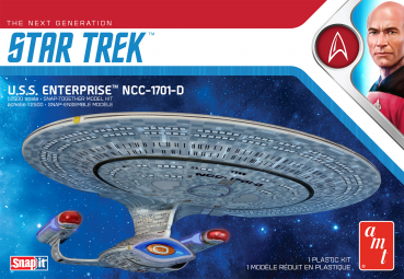 U.S.S. Enterprise 1701-D Modellbausatz 1:2500, Star Trek TNG, 25 cm