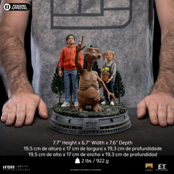 E.T., Elliott & Gertie Statue 1:10 Art Scale Deluxe, E.T. - Der Außerirdische, 20 cm