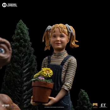 E.T., Elliott & Gertie Statue 1:10 Art Scale Deluxe, E.T. - Der Außerirdische, 20 cm