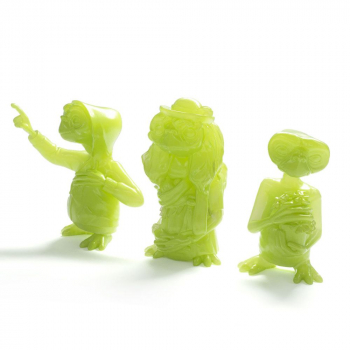 Collector's Set Minifiguren 3er-Pack Glowing Edition, E.T. - Der Außerirdische, 5 cm