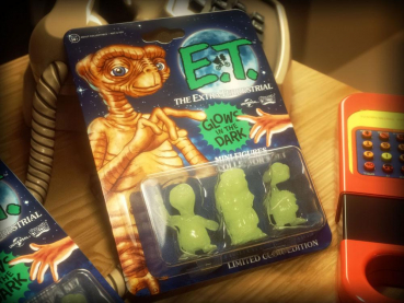 Collector's Set Minifiguren 3er-Pack Glowing Edition, E.T. - Der Außerirdische, 5 cm