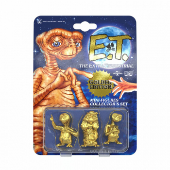 Collector's Set Mini Figures 3-Pack Golden Edition, E.T. the Extra-Terrestrial, 5 cm