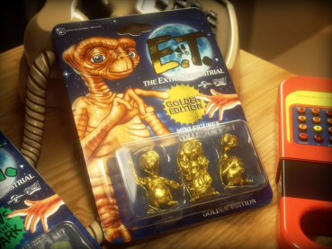 Collector's Set Minifiguren 3er-Pack Golden Edition, E.T. - Der Außerirdische, 5 cm