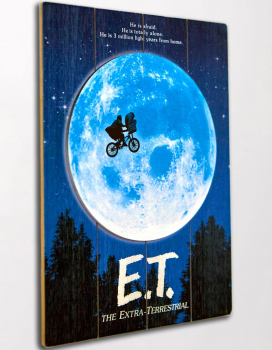 E.T. Wooden Poster