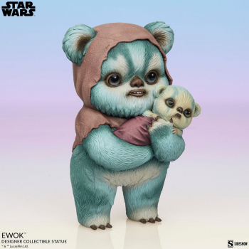 Ewok Designer-Statue by Mab Graves, Star Wars, 18 cm