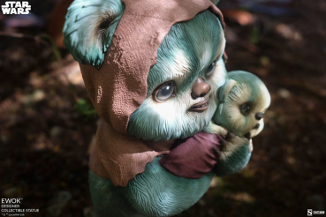 Ewok Designer-Statue by Mab Graves, Star Wars, 18 cm