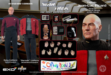 Captain Jean-Luc Picard (Standard Edition) Actionfigur 1:6, Star Trek: The Next Generation, 30 cm