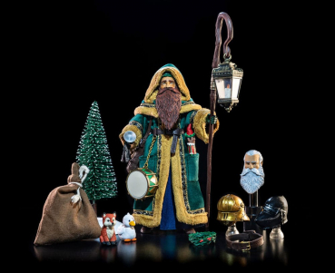 Father Christmas (Green Robes) Action Figure, Figura Obscura, 15 cm