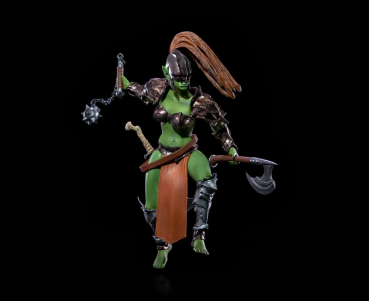 Female Orc Deluxe Legion Builder Set Actionfigur, Mythic Legions Tactics: War of the Aetherblade, 15 cm