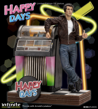 Fonzie Statue 1/6 Old & Rare, Happy Days, 34 cm