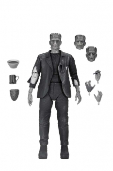 Ultimate Frankensteins Monster (Black & White) Actionfigur Universal Monsters, Frankensteins Braut, 20 cm